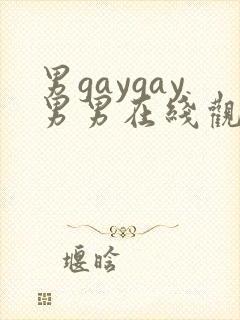 男gaygay男男在线观看