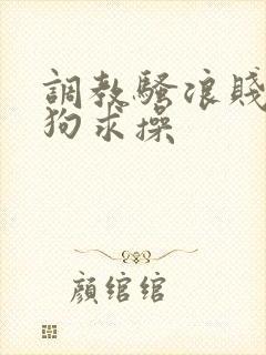 调教骚浪贱货母狗求操封面