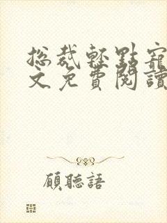 总裁轻点宠我全文免费阅读