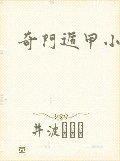 奇门遁甲小说