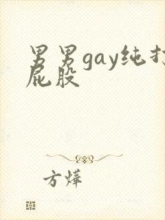 男男gay纯打屁股