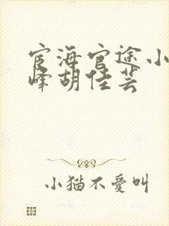 宦海官途小说秦峰胡佳芸