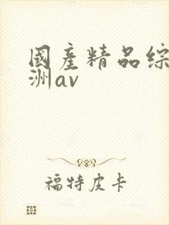 国产精品综合亚洲av