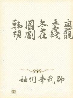 韩国冬季恋歌电视剧在线观看