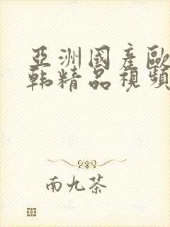 亚洲国产欧美日韩精品视频
