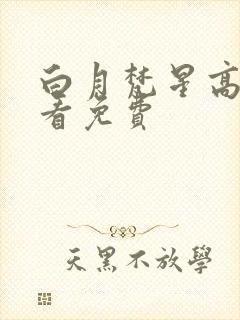 白月梵星高清观看免费
