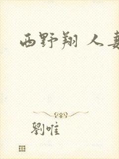 西野翔 人妻
