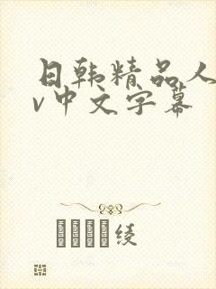 日韩精品人妻av中文字幕
