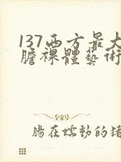 137西方最大胆裸体艺术封面