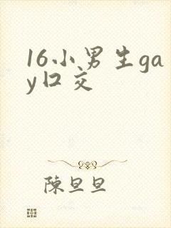 16小男生gay囗交