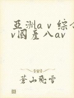 亚洲aⅴ综合av国产八av