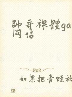 帅哥裸体gay网站