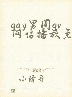gay男同gv网站播放免费