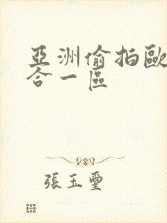 亚洲偷拍欧美综合一区