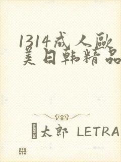 1314成人欧美日韩精品