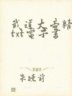 武道大帝精校版txt电子书封面