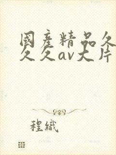 国产精品久久久久久av大片