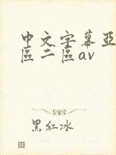 中文字幕亚洲一区二区av