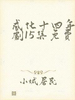 成化十四年电视剧15集免费观看