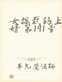 女总裁的上门女婿 第191章