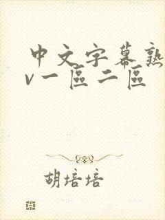 中文字幕熟女av一区二区