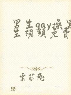 男生gay操男生视频免费看