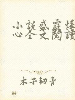 小说盛霆烨初之心全文阅读无弹窗