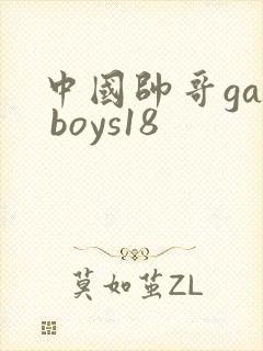 中国帅哥gay boys18