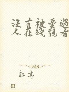 没有被爱过的女人在线观看完整免费韩剧