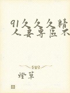 91久久久精品人妻专区不卡