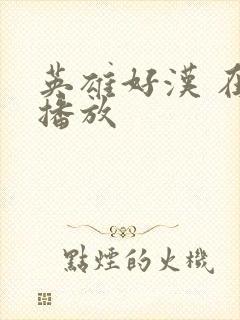 英雄好汉 在线播放