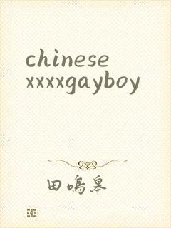 chinesexxxxgayboy封面