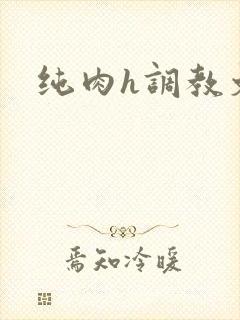 纯肉h调教文