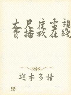 大尺度电视剧免费播放在线观看