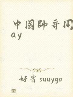 中国帅哥同志gay