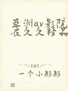 亚洲av影院午夜久久精品封面