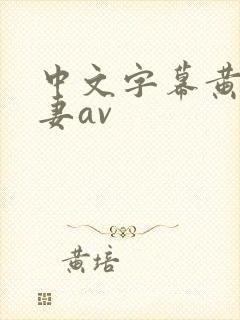 中文字幕黄色人妻av封面