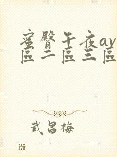 蜜臀午夜av一区二区三区