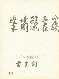 边境杀手完整版未删减在线免费观看