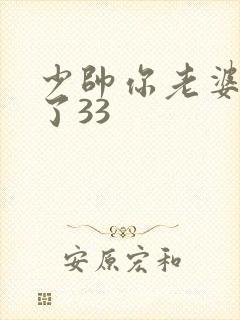 少帅你老婆又跑了33