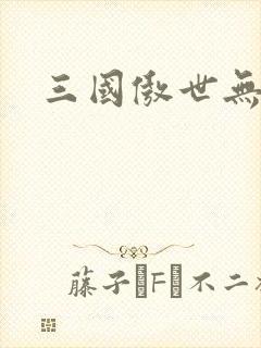 三国傲世无双