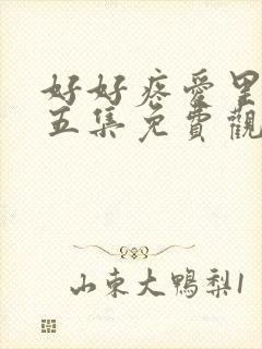 好好疼爱里面第五集免费观看