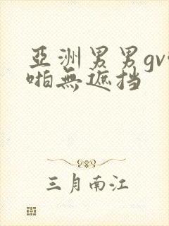 亚洲男男gv啪啪无遮挡