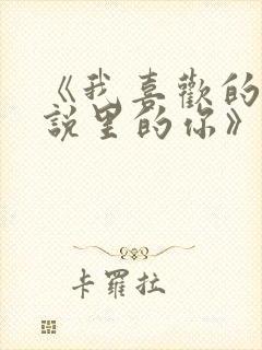 《我喜欢的是小说里的你》