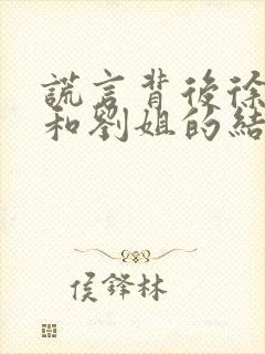 谎言背后徐伟豪和刘姐的结局