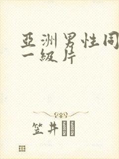 亚洲男性同性恋一级片