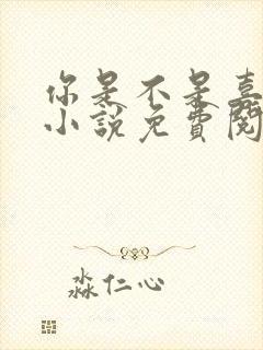 你是不是喜欢我小说免费阅读