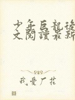 少年巨龙后宫全文阅读最新章节