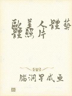 欧美人体艺术裸体照片