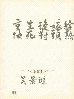 重生后嫁给渣男他死对头热播短剧封面